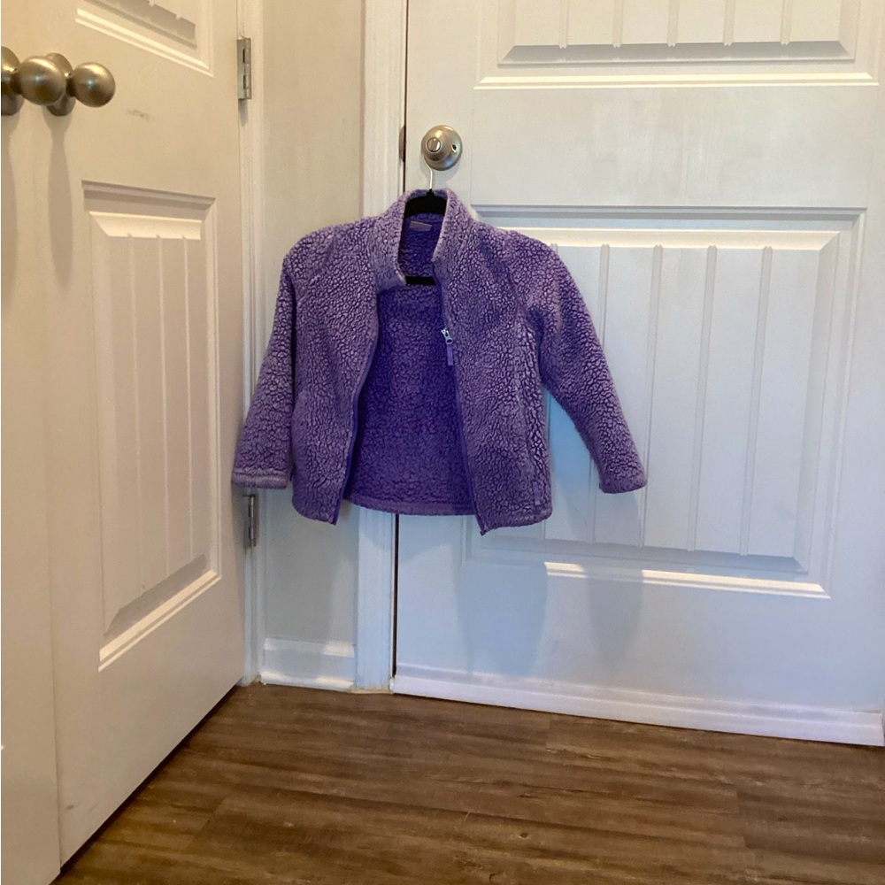 32 Degrees Girls Jacket Zip Up Purple Size 7/8